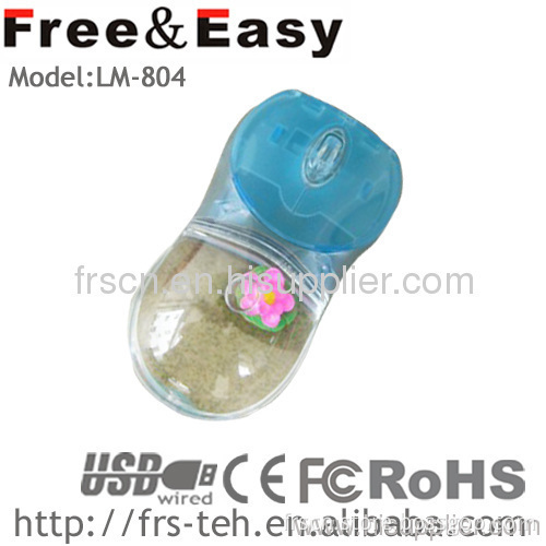 Lm-804 New Wired Optical 3d Usb Cable Liquid Mouse